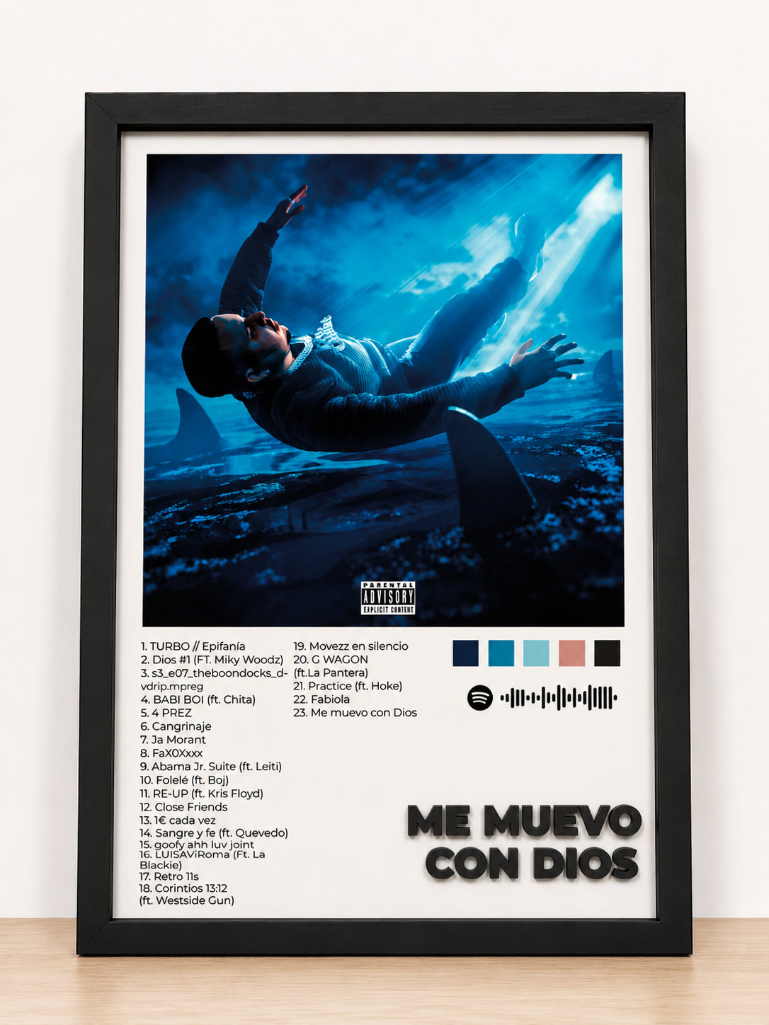 Ejemplo de cuadro musical inspirado en un &aacute;lbum